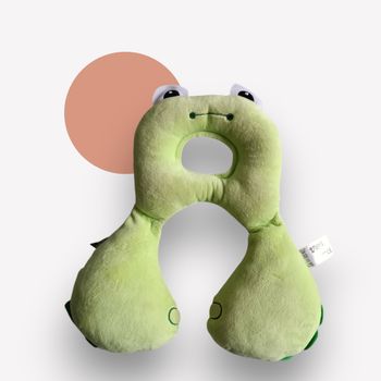 Coussin de voyage grenouille 🐸 – Bébé / enfant