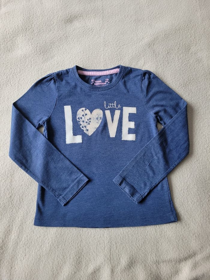 T-shirt manches longues young dimension 8 ans