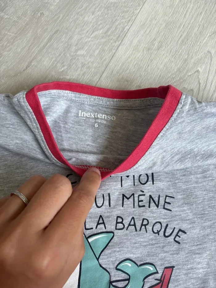 Lot 2 pyjamas pyjashort ete 6 ans - photo numéro 4