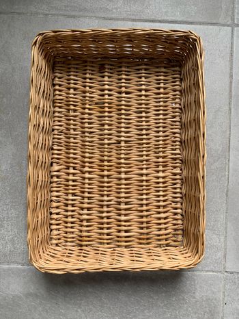 Jolie panière en osier