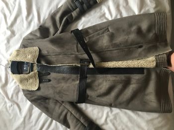 🧥 Manteau long aviateur