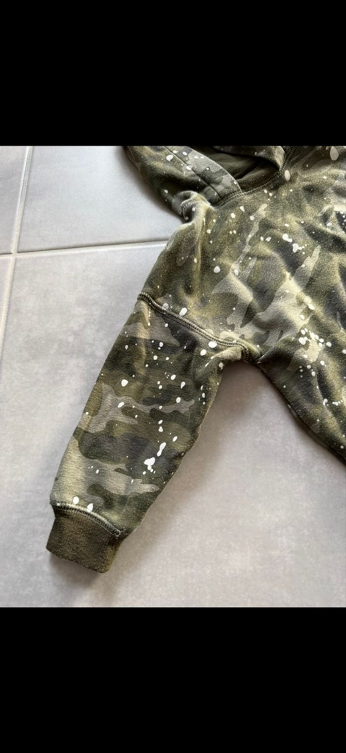 Sweat à capuche camouflage 36 mois - photo numéro 3