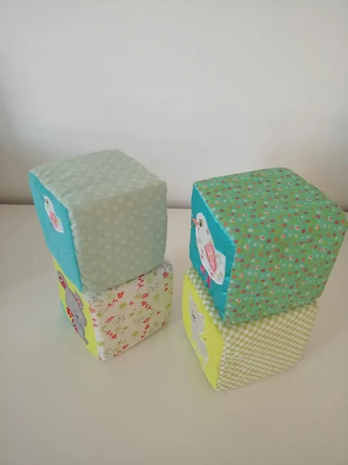 4 cubes d'éveil Sophie la girafe - photo numéro 3