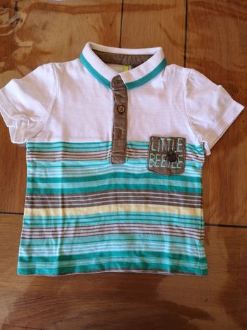 Polo manches courtes 12 mois garçon