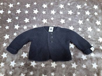 Gilet 1 mois petit bateau