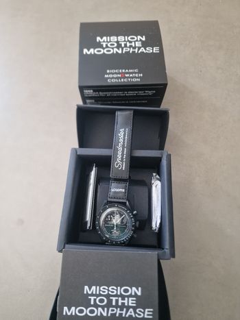 Swatch omega full black