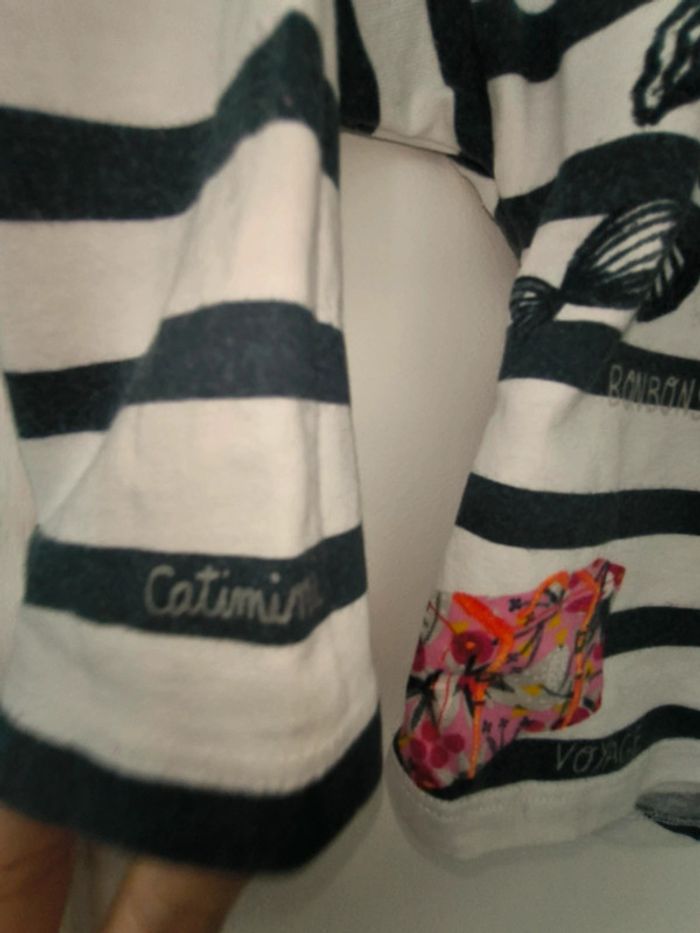 Marinière tee shirt fille catimini - photo numéro 6