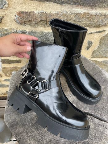 Bottes style motarde - Wide Fit - Public Désire 