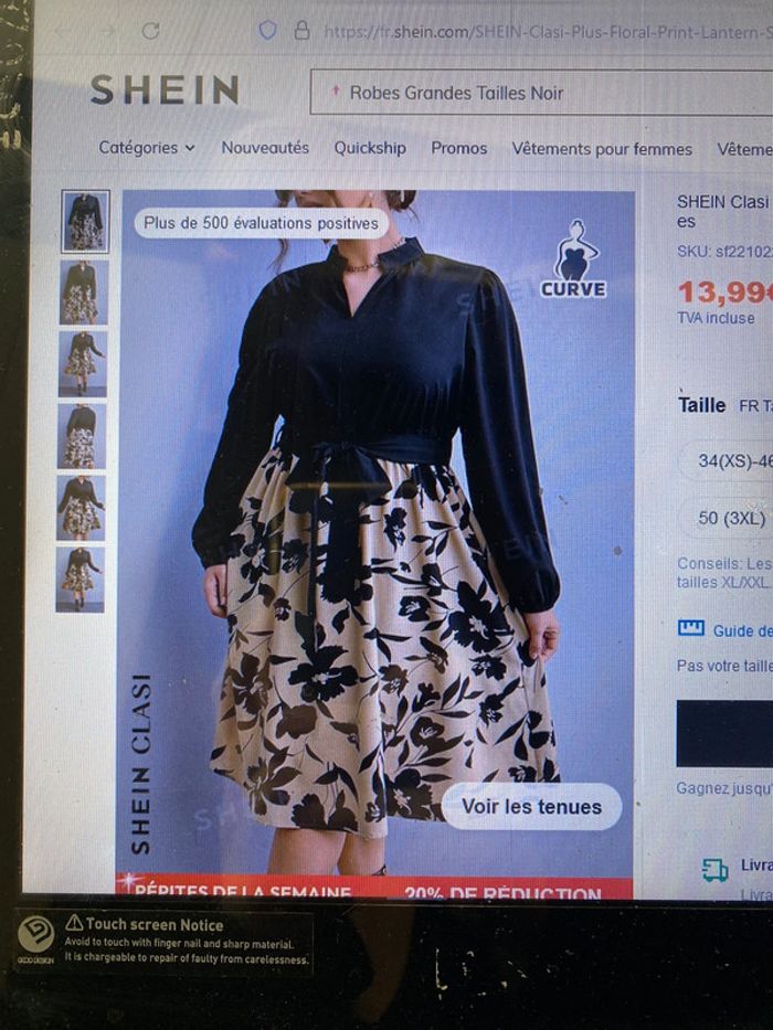 Robe Shein 1XL neuve - photo numéro 5