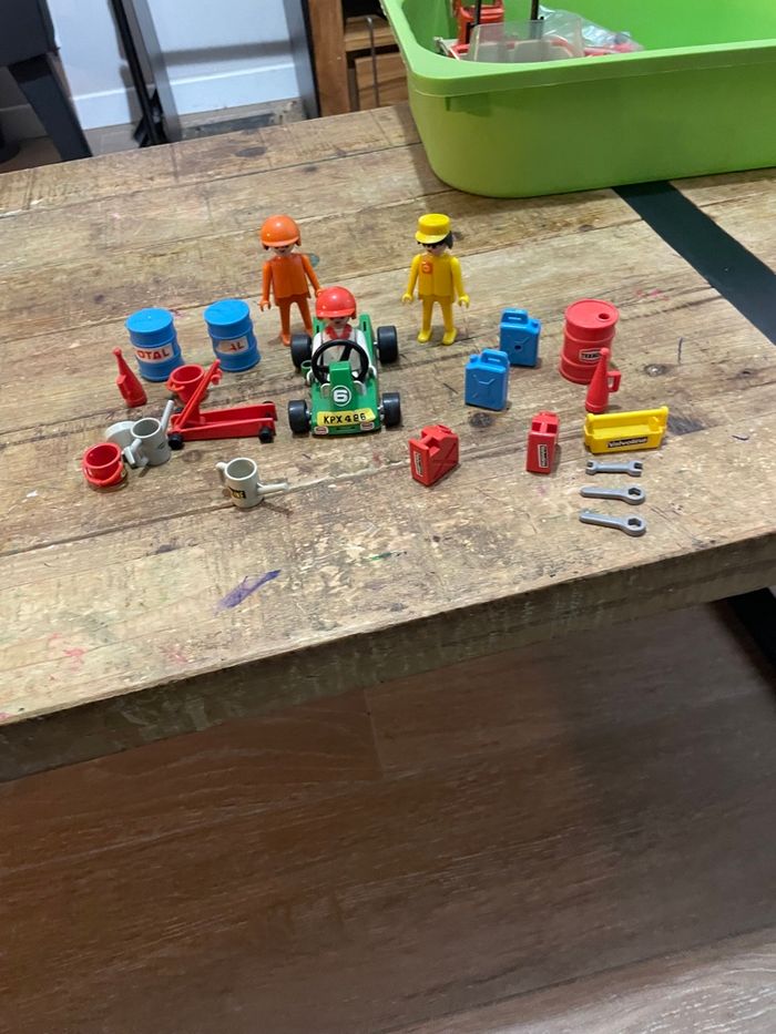 Playmobil karting vintage rare