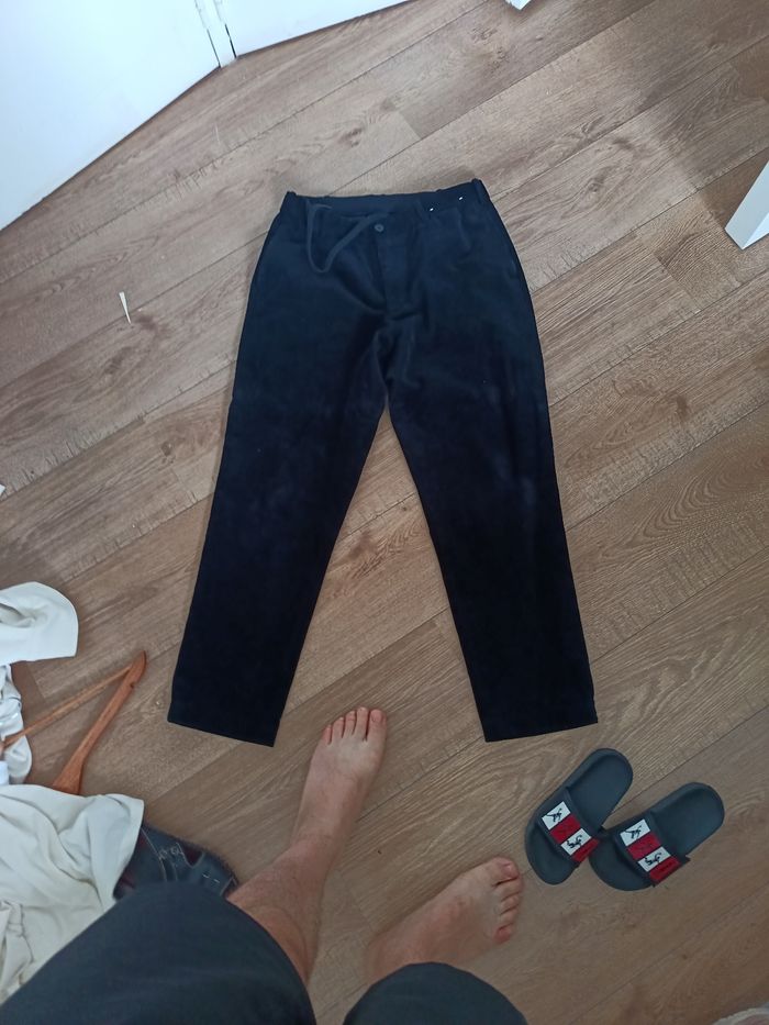 Pantalon noir en velours - photo numéro 4