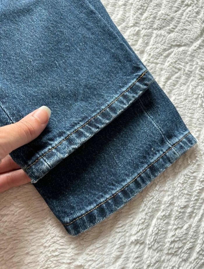 Jean Wrangler Larston bleu foncé délavé coupe slim tapered homme taille W28 38 M L32 - photo numéro 4