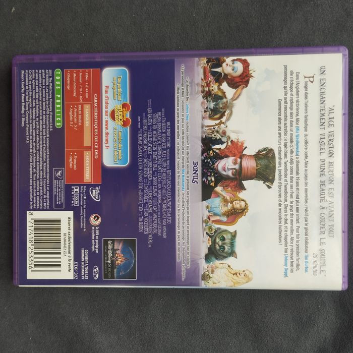 DVD Alice au Pays des Merveilles Disney - photo numéro 4
