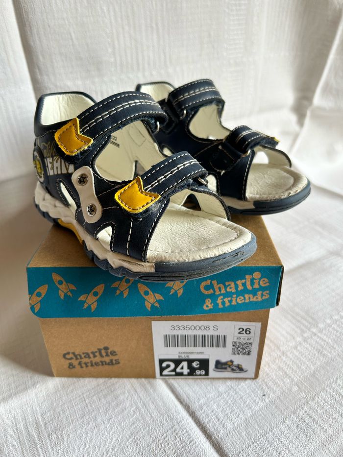 Sandales bleu - photo numéro 2