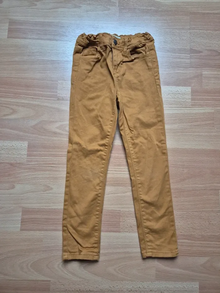 Jean moutarde skinny 7 ans kiabi