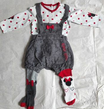 Ensemble salopette Minnie Mouse 🐭