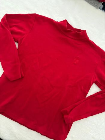 Tee shirt rouge basique 10 ans