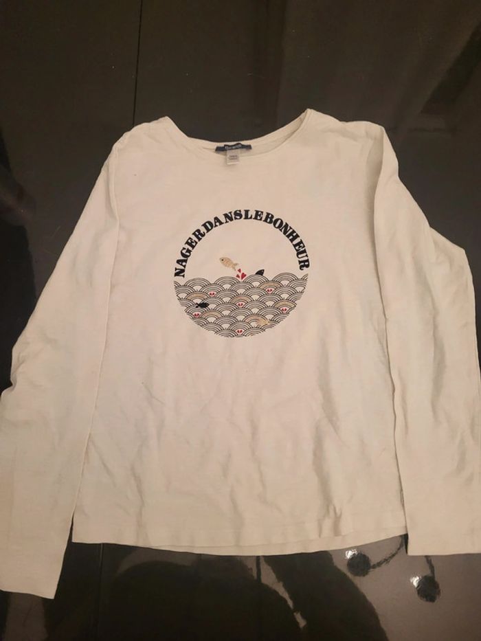 T shirt blanc okaidi 10 ans