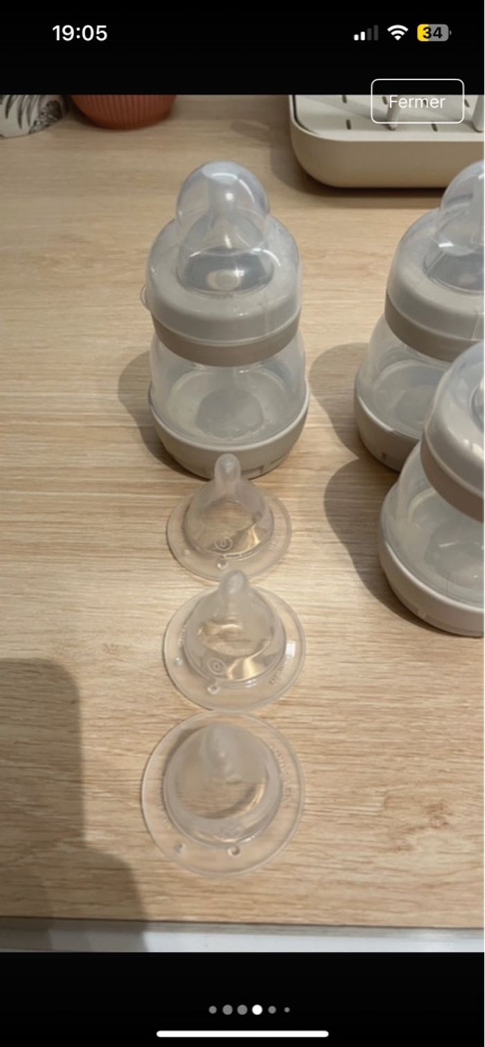 Lot de 5 biberons MAM 130 ml neufs - photo numéro 5