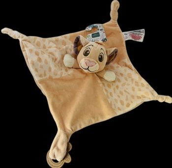 ❤️ B6152 Doudou Plat Mouchoir Roi Lion King Simba Disney Primark