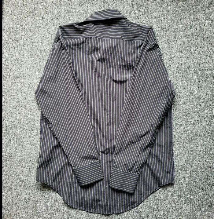 Chemise Master Class slim fit XL – rayures grises fines – manches longues – style habillé élégant - photo numéro 5