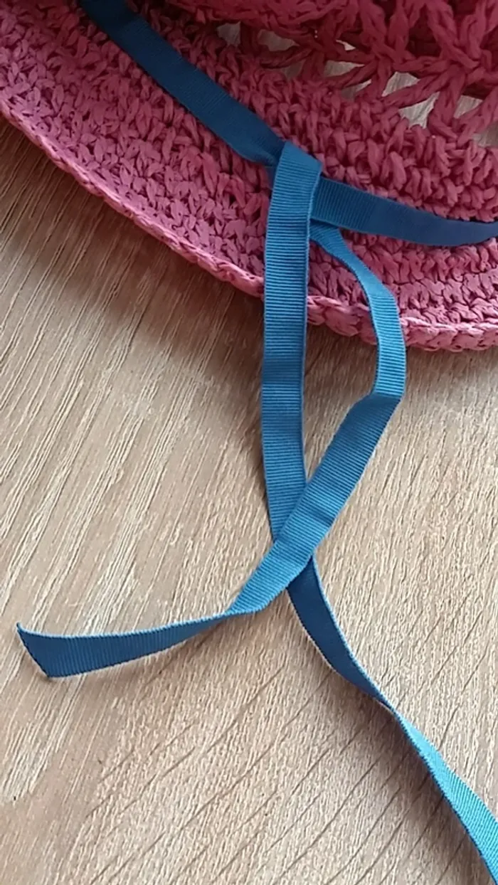 Chapeau en paille 49cm - photo numéro 3
