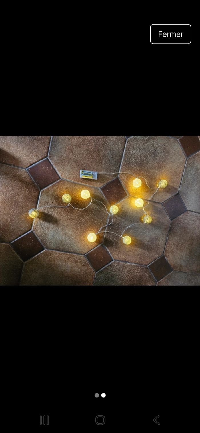 Guirlande lumineuse à pile - photo numéro 2