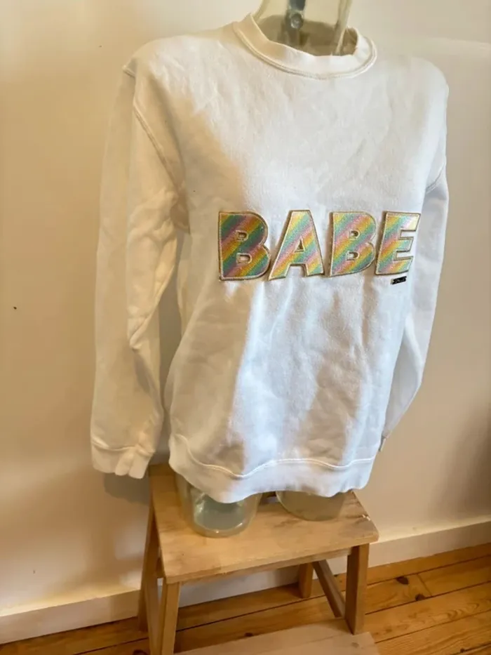 Sweat babe opale taille L - photo numéro 4