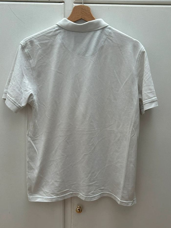 Polo blanc tommy hilfiger - taille M en coton - photo numéro 6