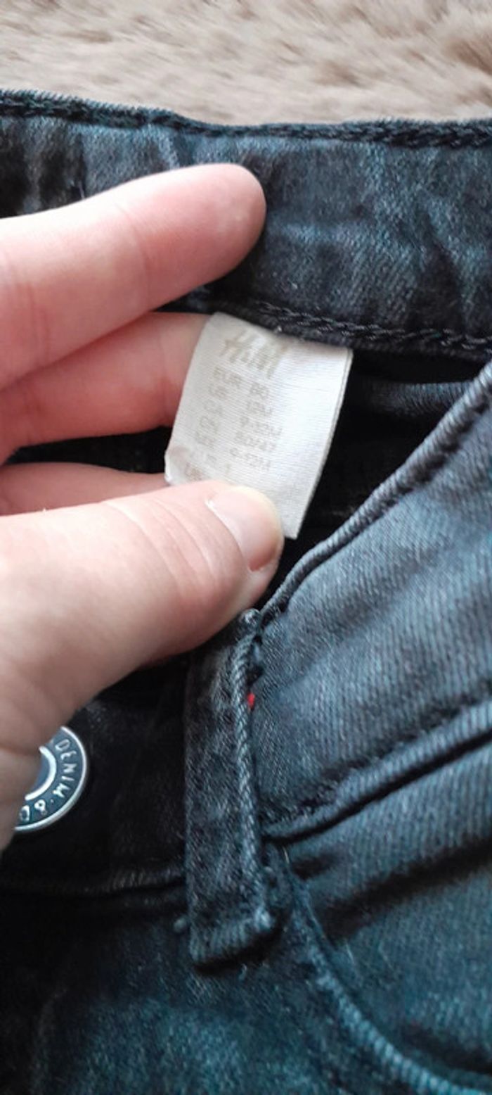 Jeans noir / h&m / Taille 12 mois - photo numéro 3