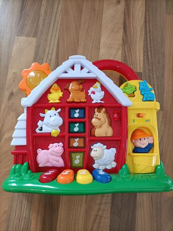 Jouet musical bébé animaux de la ferme