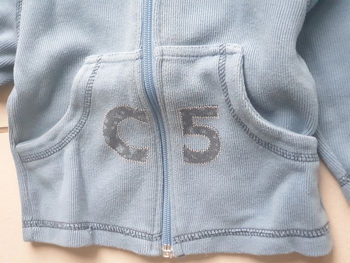 2 vestes gilet 12 mois bleu - photo numéro 4