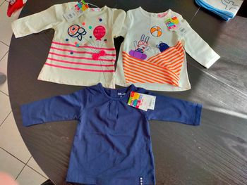 Lot tee-shirts manches longues