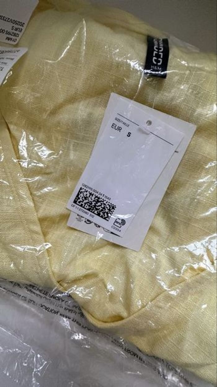 Blouse courte en lin H&M - photo numéro 6