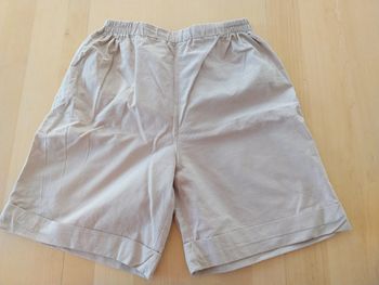 Short femme beige crème taille 42/44 fabriqué en France