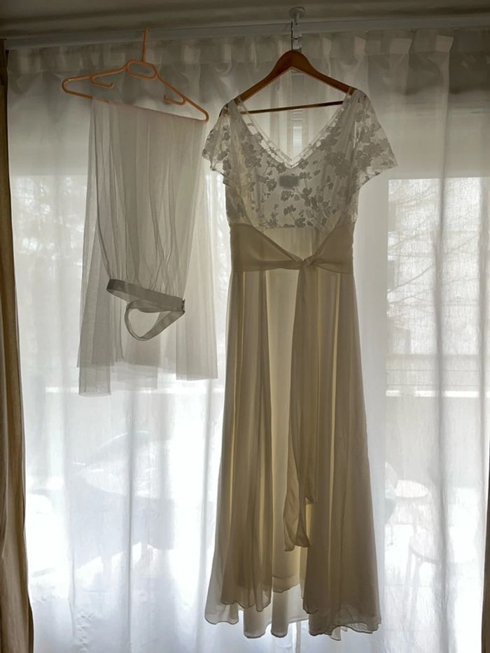 Robe de Mariée grossesse et allaitement Seraphine T46 - photo numéro 5