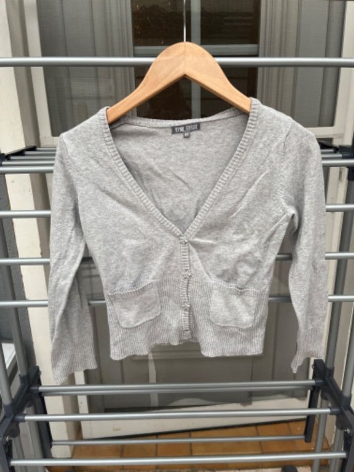 Veste grise taille 8 ans Vynil Fraise