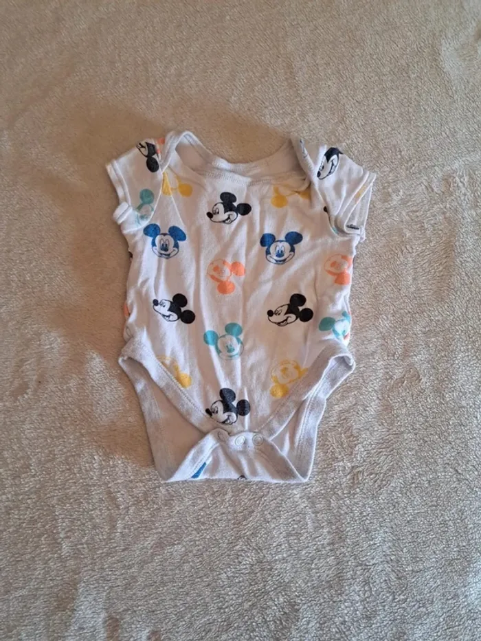 Body bébé garçon Disney manches courtes