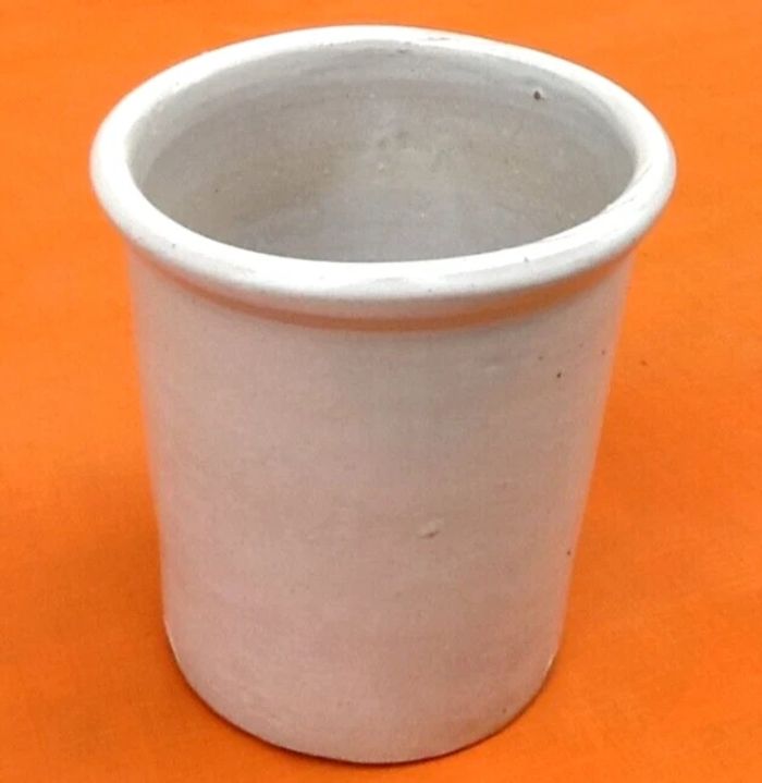 Ancien pot à graisse, confiture, moutarde... céramique émaillée - photo numéro 8