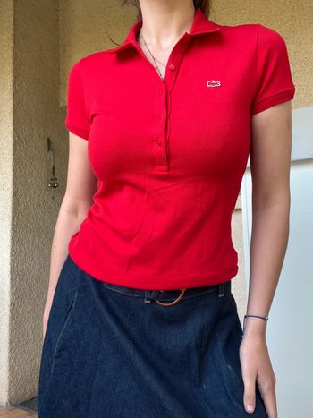 Polo Lacoste sport vintage tennis old money