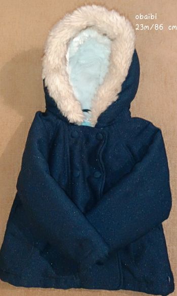 Manteau chaud intérieur doux Obaïbi 23 mois
