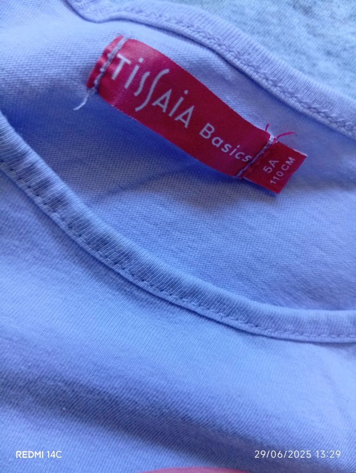 Lot 12 t shirt fille 5ans - photo numéro 7