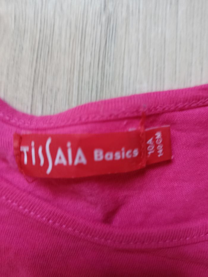 Tee-shirt manches longues marque tissaia taille 10 ans - photo numéro 3