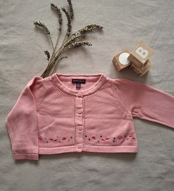 Boléro Sergent Major rose 3 mois