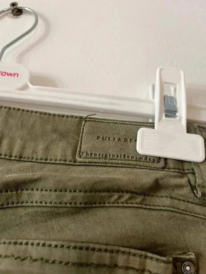 Jean vert - Pull & Bear - Taille 38 - photo numéro 5