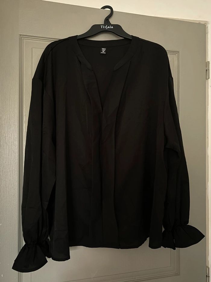 T-shirt blouse femme noir shein taille 44