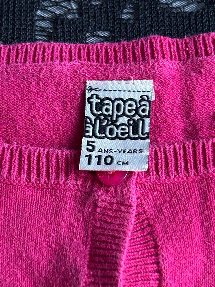 Gilet petite fille « Tape à l’œil » - photo numéro 2