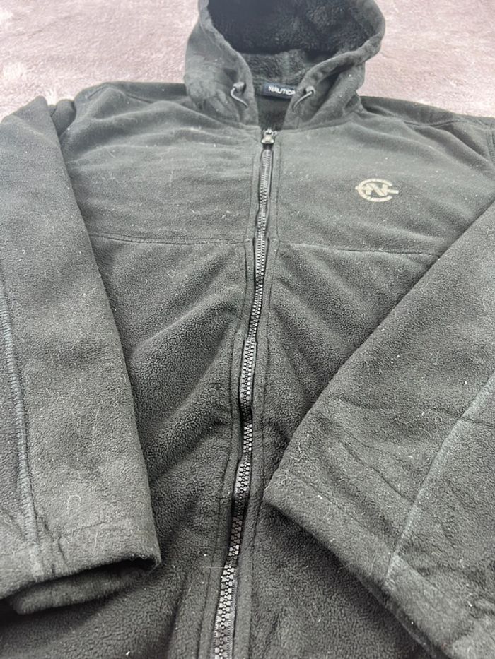 Veste polaire Nautica avec logo brodé noire taille M – Homme casual - photo numéro 14