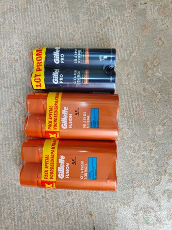 6 gillette mousse a rasé