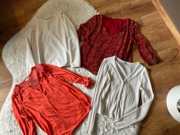 4 hauts manches longues taille S